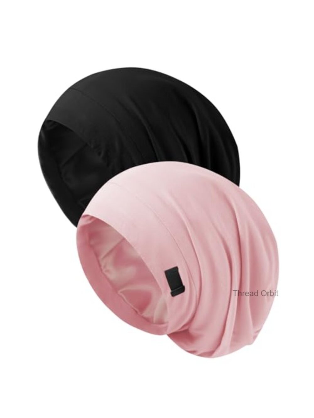 Satin Lined Sleep Bonnet Silk Hair Wrap Adjustable Beanie